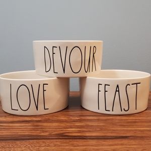 Rae Dunn Small Pet Bowls